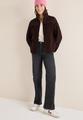 Teddy-Jacke mit Steppdetails L - Tartufo Brown