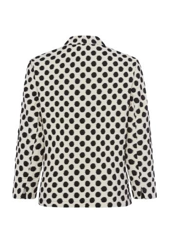 Blazer NOS mit markanten Punkten 48 - Schwarz/ecru