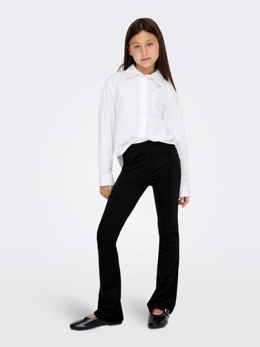 KOGROMA GLITTER FLAIRED PANT JRS 140 Normal geschnitten - Black