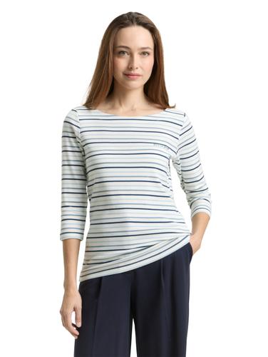 Langarmshirt mit Streifenmuster
