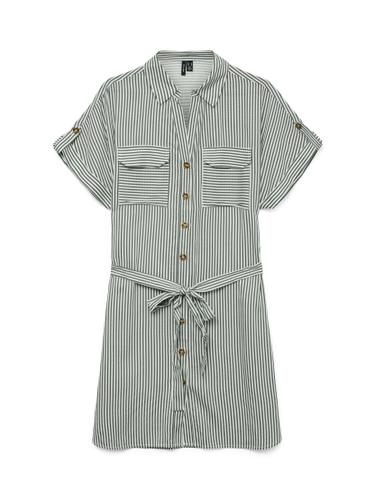 VMBUMPY SS SHORT SHIRT DRESS WVN GA NOOS
