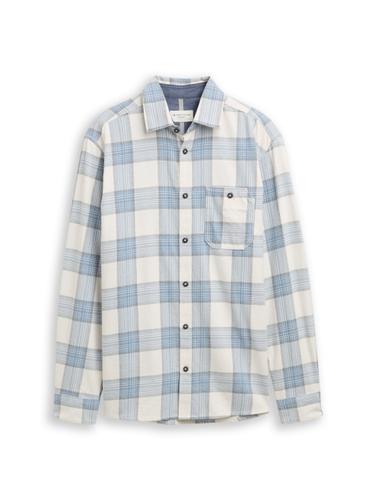 Comfort Fit Hemd mit Karomuster XXL Comfort Fit - White Light Blue Check