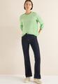 Bluse mit Smock-Ausschnitt S - Bamboo Green