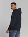Jacket Short Fit Hooded Blau M