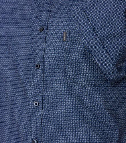 Freizeithemd Kurzarm XXL Casual Fit - Blau