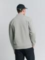 Sweater Full Zipper Pique Bomber Grau M