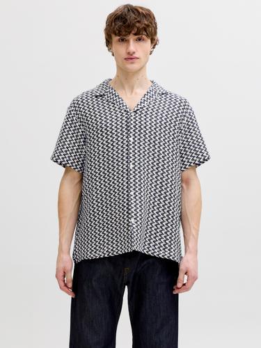 JORMONTAUK CROCHET SHIRT SS SA26 LN L Locker geschnitten - Sky Captain