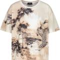 T-Shirt mit Savanne-Print