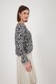 Pullover mit Leopardenmuster 44 - Greige Gemustert