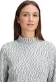 Strickpullover 36 hoher Bund - Schwarz/weiß