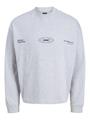 JCOSIGNAL SWEAT CREW NECK JNR 164 Locker geschnitten - White Melange