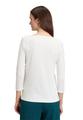 Casual-Shirt M Gerade - Rohweiß