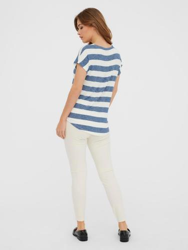 VMWIDE STRIPE S/L TOP GA NOOS