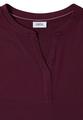 Shirt mit Split Neck im Tunika-Look