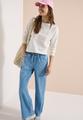 High Waist Wide Leg Jeans im Loose Fit L/30 - Light Blue Used Wash