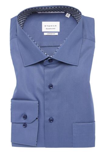 Dynamic Cotton Popeline Langarm 50/Langarm - 65cm COMFORT FIT - Denim