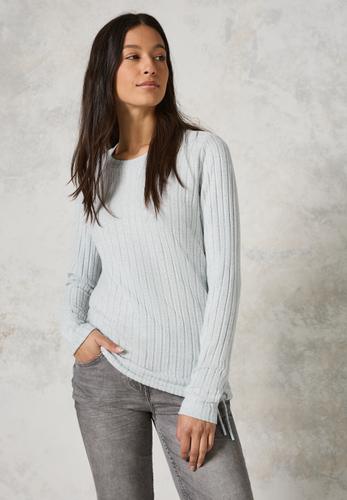 Shirt mit Rippenstruktur XL - Iced Salvia Green Melange