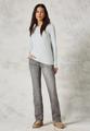 Shirt mit Rippenstruktur XL - Iced Salvia Green Melange