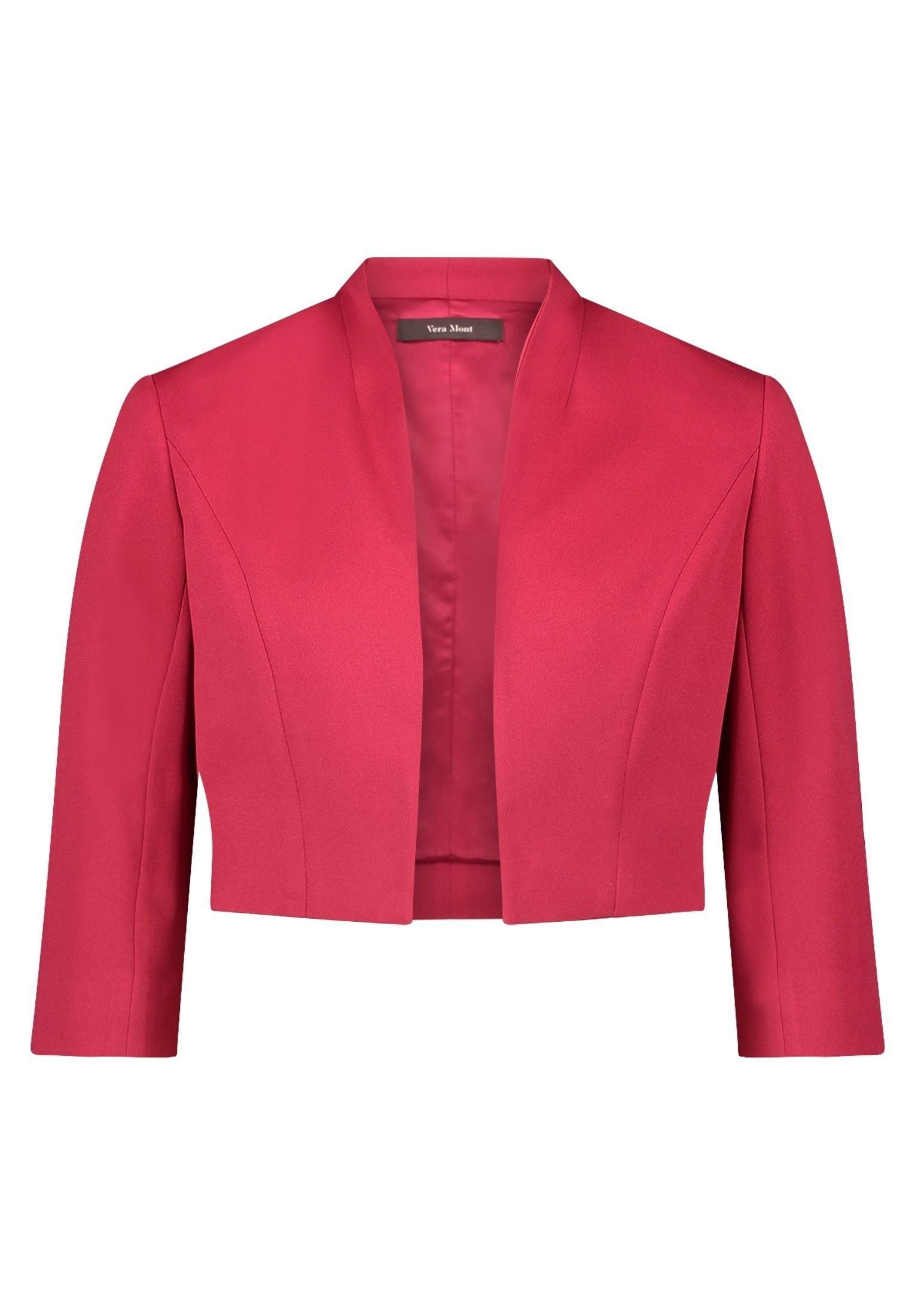 Blazer-Jacke 40 Gerade - Dark Raspberry