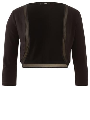 Bolero-Jacke 40 Figurbetont - Schwarz