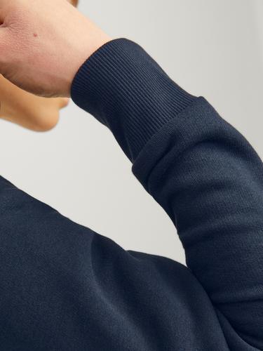 JJELOGO SWT ZIP HOOD 2COL 24/25 NOOS MNI 116 Normal geschnitten - Navy Blazer