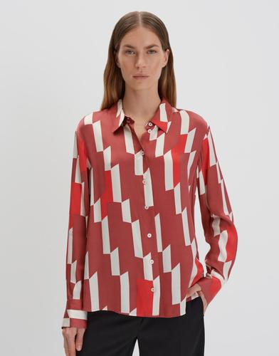 Hemdbluse "Zinnova" - Rot / 38