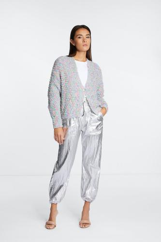 bubble knit cardigan Mehrfarbig L
