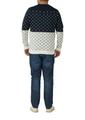 Strickpullover 3XL Regular Fit - Blau|mehrfarbig