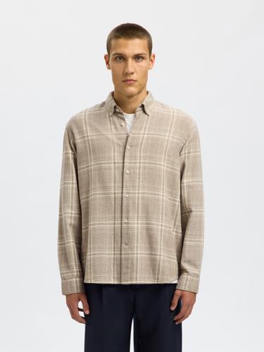 SLHREGNOAH MIX BDWN LS SHIRT CAMP