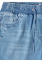 High Waist Wide Leg Jeans im Loose Fit L/30 - Light Blue Used Wash