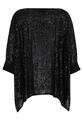 Cape 38 Oversized - Schwarz/schwarz