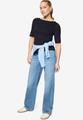 Basic Shirt mit U-Boot-Ausschnitt