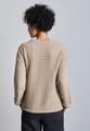 Gestreifter Cosy Pullover 42 - Honey Sand