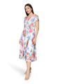 Cocktailkleid 44 Ausgestellt - Blau/Rot