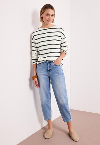 Langarm Shirt im Strick-Look 36 - Shadowed Navy