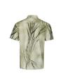 Shirt Short Sleeve Revers Collar Allover Printed L Regular Fit - Mint