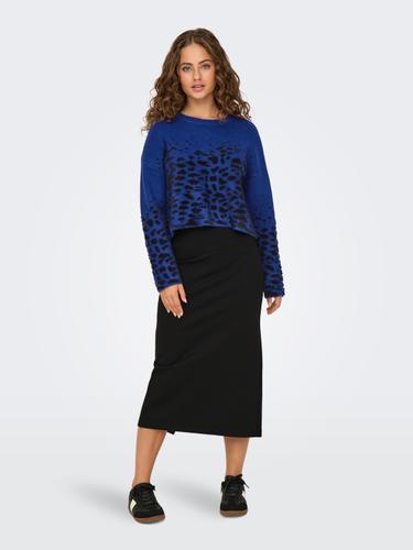 ONLANNI LS SHORT O-NECK JQ KNT M - Sodalite Blue