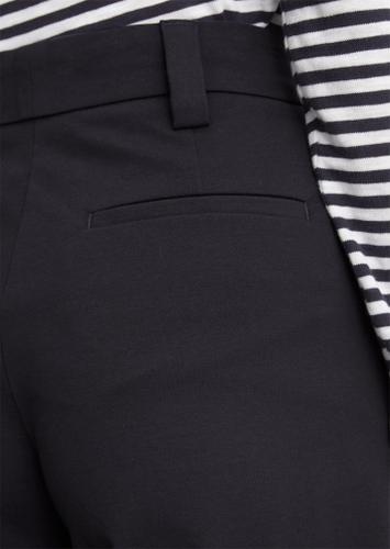 Pants, medium rise, wide leg, cropped