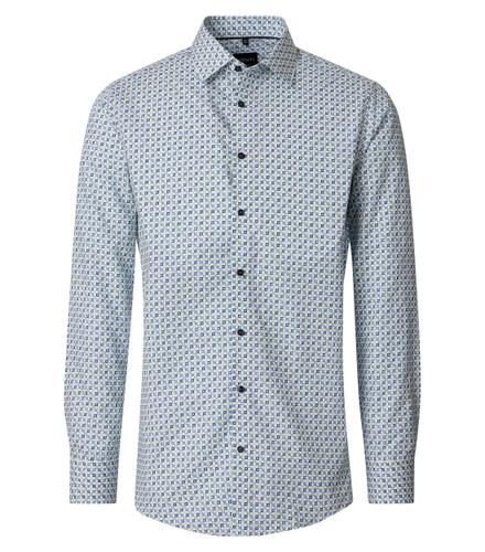 Businesshemd Langarm 42 Modern Fit - Blau