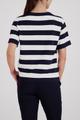 Sweatshirt mit Brusttasche 38 - Marine Ringel