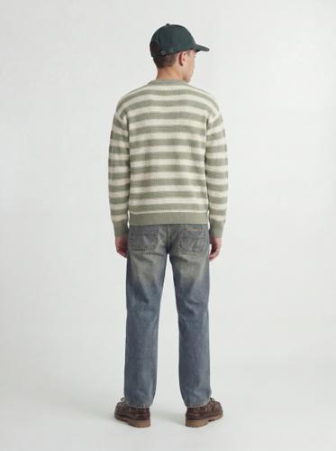 JORGREENE KNIT STRUCTURE CREW NECK JNR 176 Locker geschnitten - Sea Salt