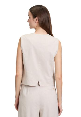 Sommerweste Beige 40
