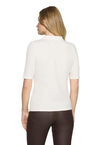 Basic Shirt 38 Tailliert - Rohweiß