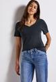 T-Shirt mit Herzausschnitt 38 - Deepwater Blue