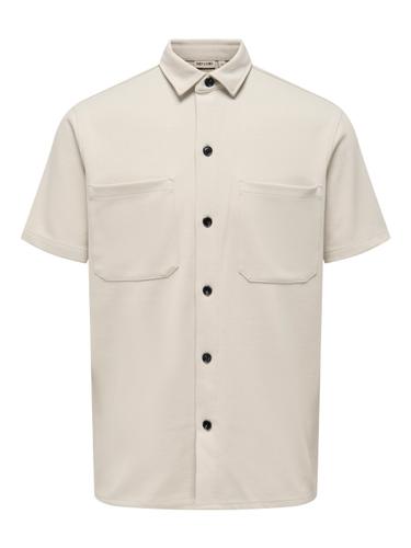 ONSNEWKODYL LIFE REG SS SHIRT NOOS M Normal geschnitten - Moonstruck