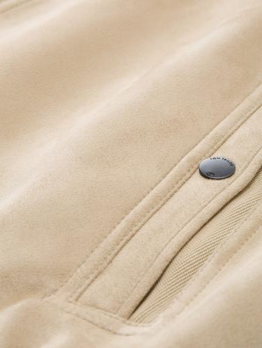Jacke in Wildleder-Optik XL Regular Fit - Cashew Beige