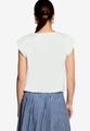 Cropped-Shirt mit Rundhalsausschnitt
