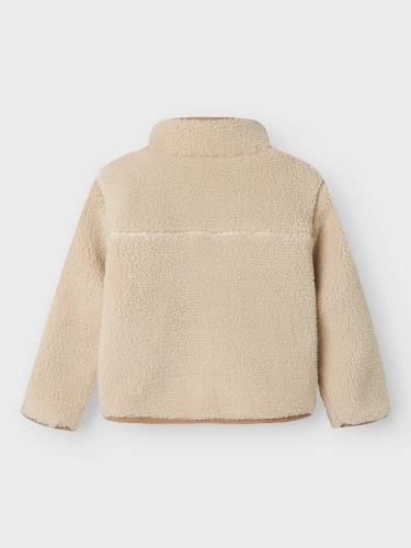 NMNMATTIA SHERPA JACKET PB 128 - Moonbeam