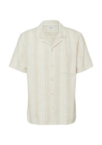Hemd XL Resort Fit - Weiß|beige